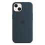 Чехол MagSafe для iPhone 13,  Silicone Case темно-синий