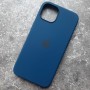Чехол MagSafe для iPhone 13,  Silicone Case темно-синий