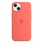 Чехол с MagSafe для iPhone 13,  Silicone Case розовый цитрус