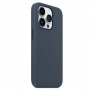 Чехол MagSafe для iPhone 14 Pro Max,  Silicone Case темно-синий