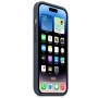 Чехол MagSafe для iPhone 14 Pro Max,  Silicone Case темно-синий