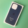 Чехол MagSafe для iPhone 14 Pro,  Silicone Case синий