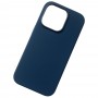 Чехол MagSafe для iPhone 14 Pro,  Silicone Case синий