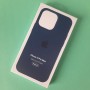 Чехол MagSafe для iPhone 14 Pro Max,  Silicone Case темно-синий
