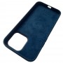 Чехол MagSafe для iPhone 14 Pro Max,  Silicone Case темно-синий
