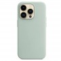 Чехол MagSafe для iPhone 14 Pro Max,  Silicone Case ментоловый