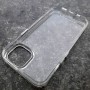 Чехол для iPhone 15 пластик + силикон (PC + TPU) прозрачный