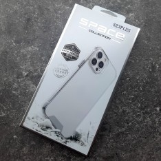 Чехол для Samsung S23 Plus пластик + силикон (PC + TPU) прозрачный