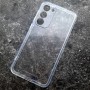 Чехол для Samsung S23 Plus пластик + силикон (PC + TPU) прозрачный