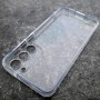 Чехол для Samsung S23 Plus пластик + силикон (PC + TPU) прозрачный