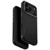 Чехол из арамидного волокна для iPhone 17 Pro, Uniq Keva, Black