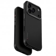 Чехол из арамидного волокна для iPhone 17 Pro, Uniq Keva, Black
