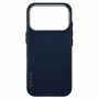 Чехол из арамидного волокна для iPhone 17 Pro, Uniq Keva Edge, Navy