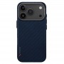 Чехол из арамидного волокна для iPhone 17 Pro, Uniq Keva Edge, Navy