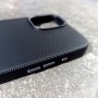 Чехол с MagSafe для iPhone 17 Vawi Leather Dragon Case MS черный