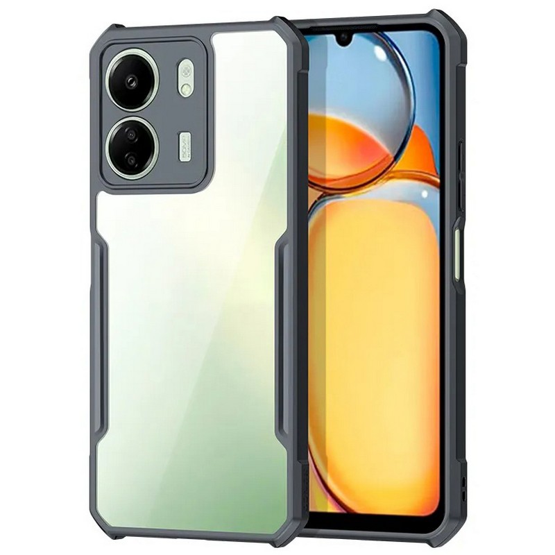 Прозрачный чехол для Xiaomi Redmi 13C Xundd Beatle PC Series Прозрачный чехол для Xiaomi Redmi 13C Xundd Beatle PC Series