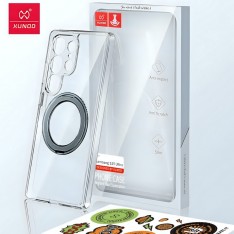 Чехол для Samsung S25 Ultra чехол XUNDD Ultra Zero Sense Series, прозрачный с серым