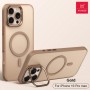 Чехол для iPhone 16 Pro Max чехол XUNDD XDD-0019 Camera Holer Magsafe, золотой