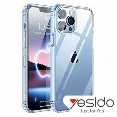 Прозрачный чехол (поликарбонат + силикон) для iPhone 13 Pro, Yesido PC02