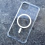 Комбинированный (поликарбонат+силикон) чехол для iPhone 11, Yesido PC04, c MagSafe, прозрачный
