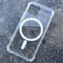 Комбинированный (поликарбонат+силикон) чехол для iPhone 13 Mini, Yesido PC04, c MagSafe, прозрачный