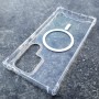 Комбинированный (поликарбонат+силикон) чехол для Samsung S24 Ultra, Yesido PC04, c MagSafe, прозрачный Комбинированный (поликарбонат+силикон) чехол для Samsung S24 Ultra, Yesido PC04, c MagSafe, прозрачный