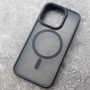 Чехол MagSafe на iPhone 15 Pro, Yesido PC04, матовый черный