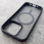 Чехол MagSafe на iPhone 15 Pro, Yesido PC04, матовый черный