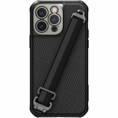 Чехол Nillkin Strap Magnetic Case, с ремешком для IPhone 14 Pro Max, чёрный