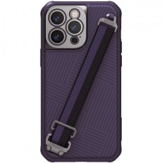 Чехол Nillkin StrapCase, с ремешком для IPhone 14 Pro Max, фиолетовый
