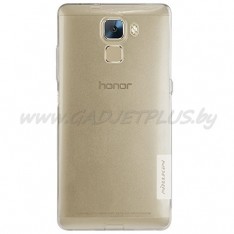 для Huawei Honor 7 силиконовый чехол Nillkin прозрачно-белый
