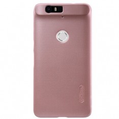 для Huawei Nexus 6P Чехол-накладка + пленка Nillkin Super Frosted Shield розово-золотистый