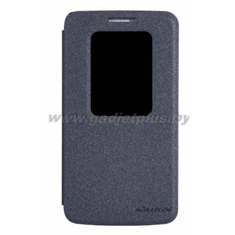 для LG Optimus G2 mini (D618) Чехол-книга с окном Nillkin Sparkle Series черный