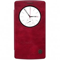 для LG G4s H736 Чехол-книга с окном Nillkin Qin Series красный