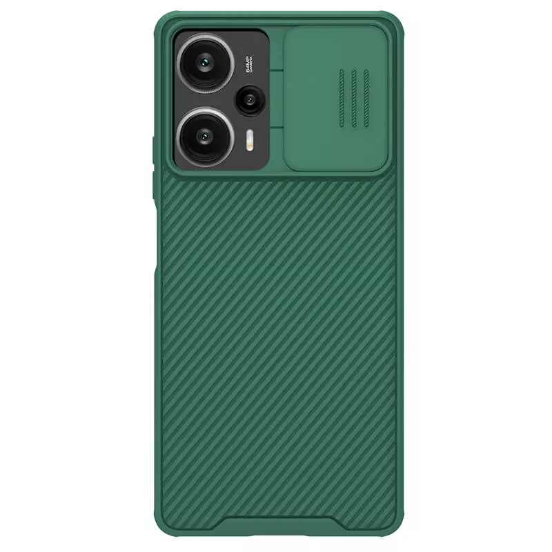 Чехол Nillkin CamShield Pro для Xiaomi Poco F5 5G / Redmi Note 12 Turbo, зелёный Чехол Nillkin CamShield Pro для Xiaomi Poco F5 5G / Redmi Note 12 Turbo, зелёный
