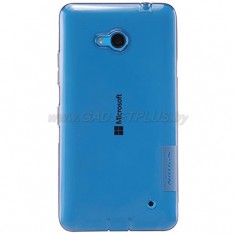 для Nokia Lumia 640 силиконовый чехол Nillkin прозрачно-черный