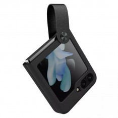 Чехол для Samsung Z Flip 5 Nillkin Flex Flip Finger Strap Case, черный