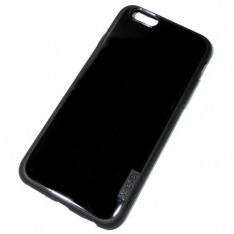 для Apple iPhone 6 / 6s Силиконовый чехол-накладка AntiSlip чёрный глянцевый