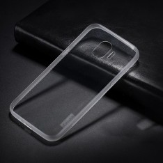 Силиконовый чехол-накладка для Samsung Galaxy J2 Pro 2018, бренд X-level, серия AntiSlip, цвет прозрачный