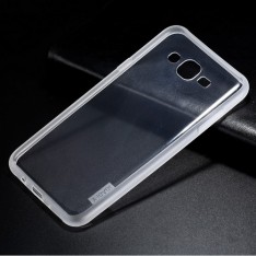Силиконовый чехол-накладка для Samsung Galaxy J7 Neo / J7 2015, бренд X-level, серия AntiSlip, цвет прозрачный