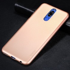 для Huawei Mate 10 Lite Матовый силиконовый чехол-накладка X-Level серия Guardian золотой