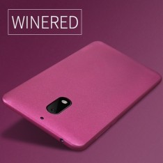 Чехол-накладка для Nokia 3, матовый силиконовый, X-Level, серия Guardian, цвет бордовый