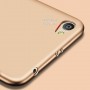 Чехол-накладка для Xiaomi RedMi Note 5A, матовый силиконовый, X-Level, серия Guardian, цвет золотой
