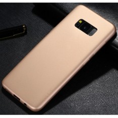 Чехол-накладка для Samsung Galaxy S8 G950FD, матовый силиконовый, X-Level, серия Guardian, цвет золотой