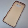 Чехол-накладка для Samsung Galaxy S8 G950FD, матовый силиконовый, X-Level, серия Guardian, цвет золотой