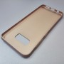 Чехол-накладка для Samsung Galaxy S8 G950FD, матовый силиконовый, X-Level, серия Guardian, цвет золотой