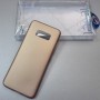 Чехол-накладка для Samsung Galaxy S8 G950FD, матовый силиконовый, X-Level, серия Guardian, цвет золотой