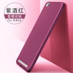 для Xiaomi RedMi 5A Матовый силиконовый чехол-накладка X-Level серия Guardian бордовый