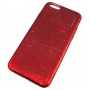 для Apple iPhone 6 / 6S Пластиковый чехол-накладка Ice Crystal красный
