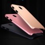 для Apple iPhone 5S / iPhone SE пластиковый чехол-накладка Metallic розовое золото